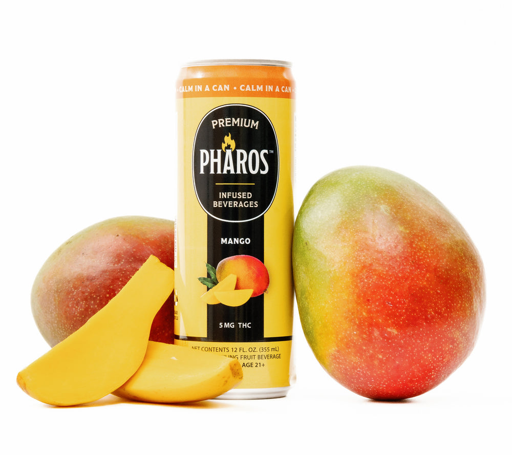 Mango 5MG THC-Infused Sparkling Drinks (4 Pack)