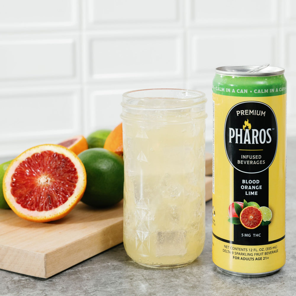 
                  
                    Blood Orange Lime THC-Infused Sparkling Drinks (4 Pack)
                  
                