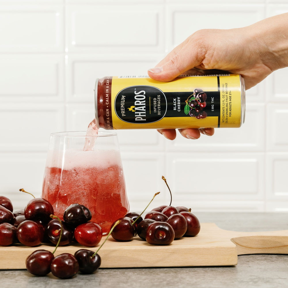 
                  
                    Black Cherry THC-Infused Sparkling Drinks (4 Pack)
                  
                