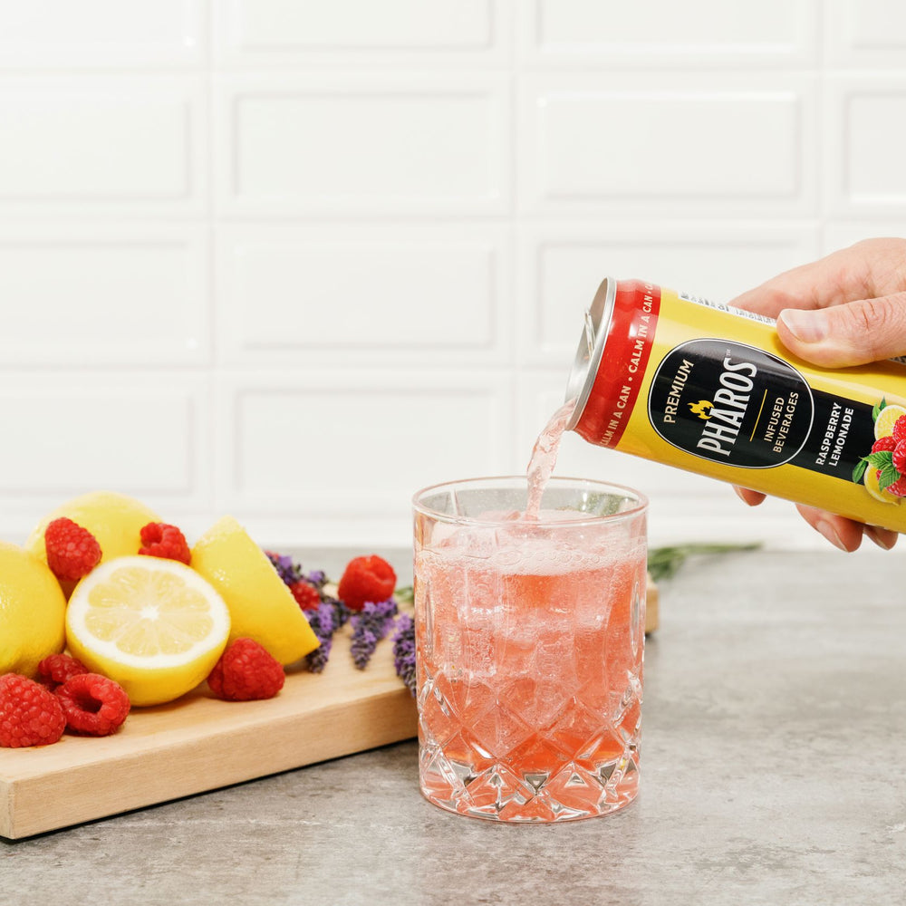 
                  
                    Raspberry Lemonade THC-Infused Sparkling Drinks (4 Pack)
                  
                