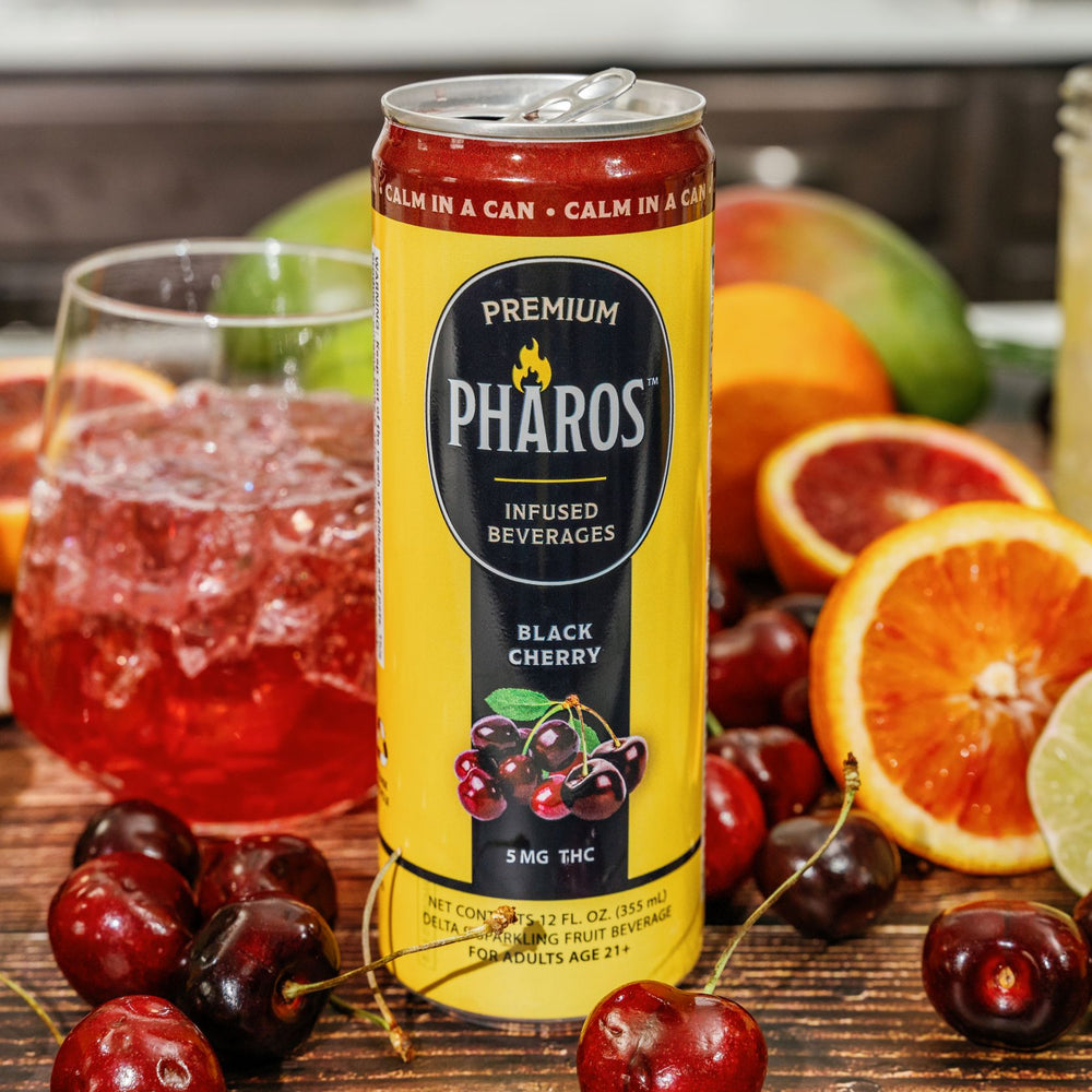 
                  
                    Black Cherry THC-Infused Sparkling Drinks (4 Pack)
                  
                