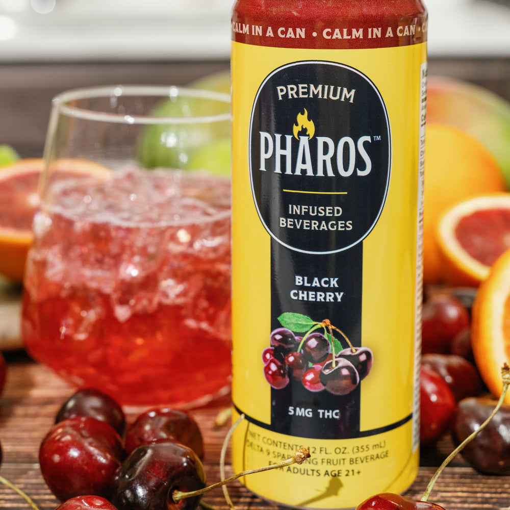 
                  
                    Black Cherry THC-Infused Sparkling Drinks (4 Pack)
                  
                