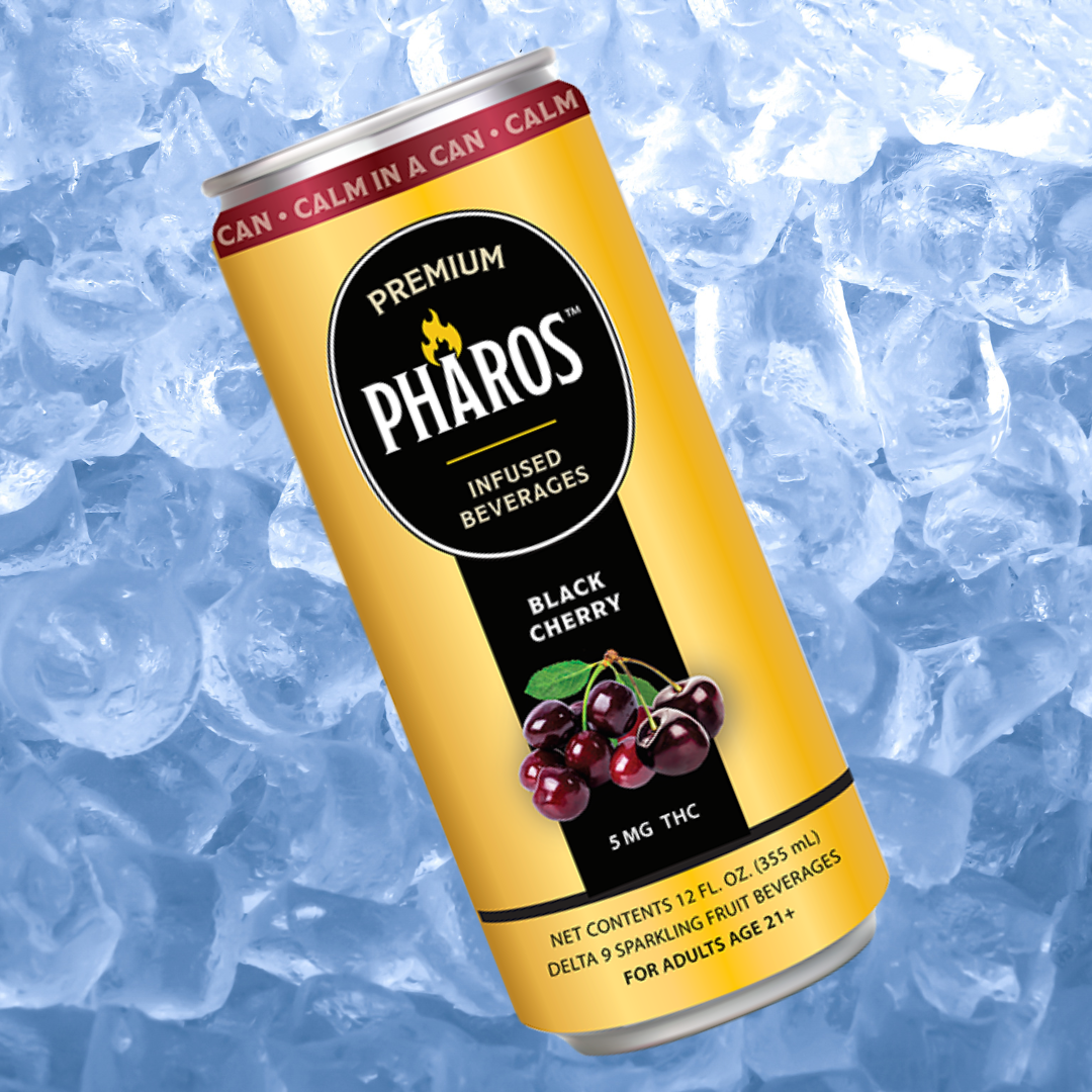 Black Cherry THC-Infused Sparkling Drinks
